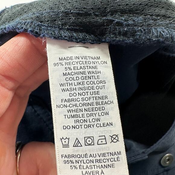 Prana Pants Womens 2 Regular Navy Blue Halle Straight Water Repellent Nylon Trek - Picture 5 of 12